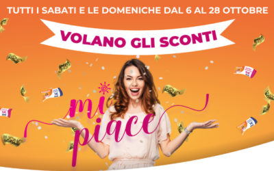 Volano gli sconti al Centro Commerciale Girasole!