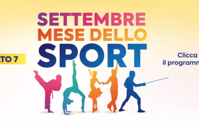 Settembre! Mese dello sport